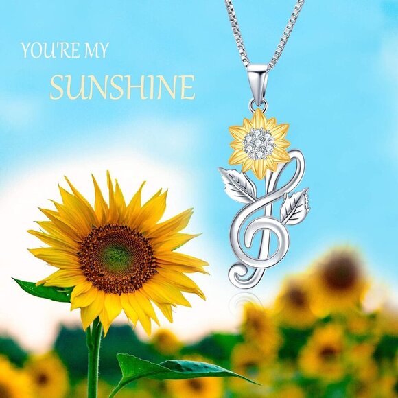 Sterling Silver Rose Flower Necklace,Earrings,Rose Gold I Love You Forever Rose - Picture 6 of 7